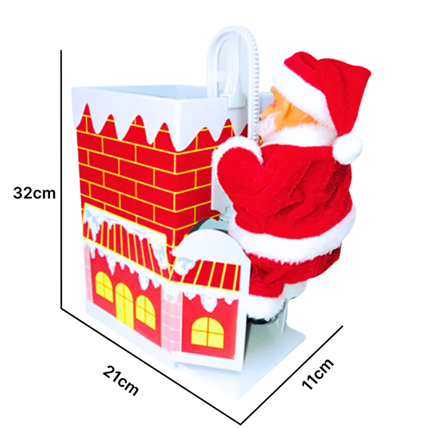 Muzički Deda Mraz Penje se uz Dimnjak