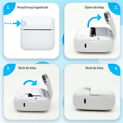 Mini Bluetooth Štampač za Telefon + GRATIS 13 Traka i 5 Markera