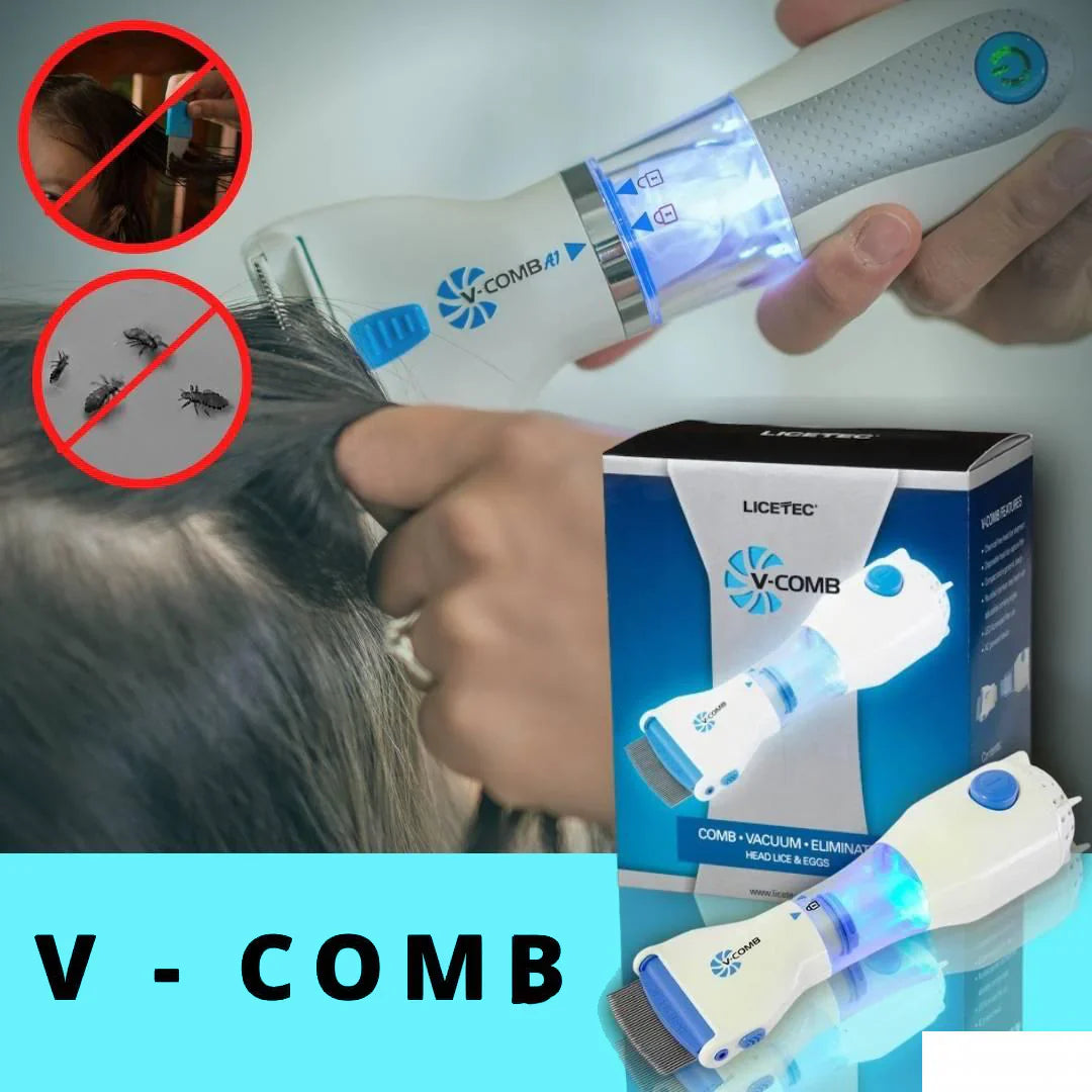 Električni Češalj i Usisivač za Vaške