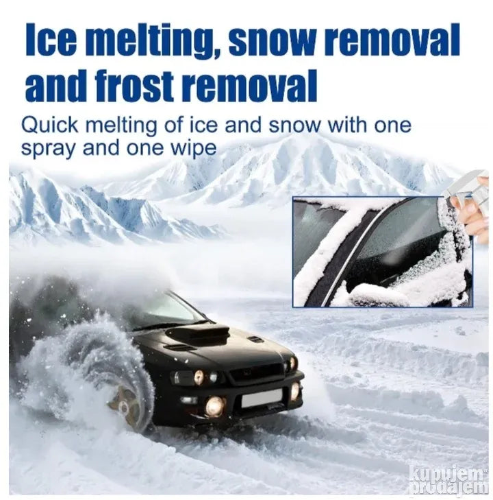 Sredstvo za Odmrzavanje Auto Stakala i Brava 300ML