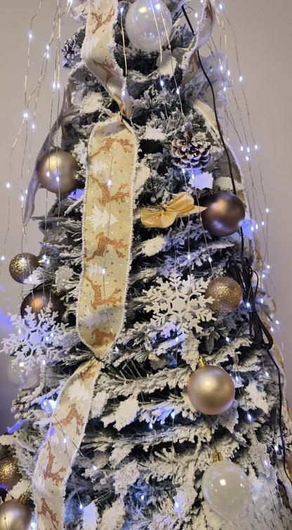 Brzo Sklopiva Jelka sa Ukrasima i Lampicama