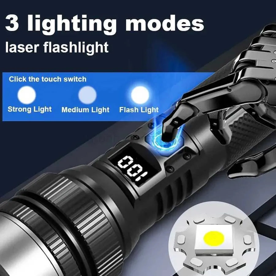Super Snažna LED Laserska Lampa