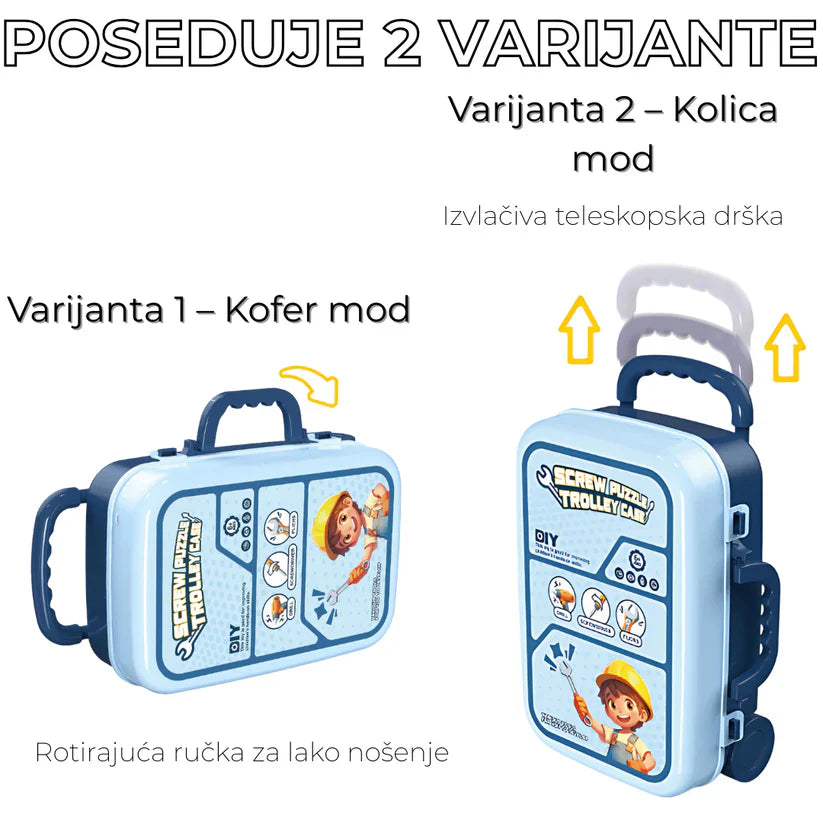 Kreativni Set 2 u 1 za Male Majstore