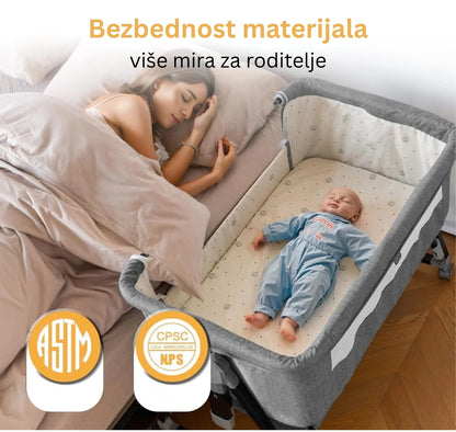3u1 Krevetac i Kolevka za Bebe