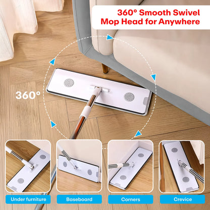 Super Mop za Čišćenje sa Kantom + 2 Krpe