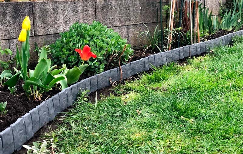Ograda za Dvorište u Obliku Kamena (10 Kom) | MINIFENCE