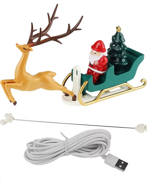 Ukrasni Vrh za Jelku Deda Mraz sa Irvasima