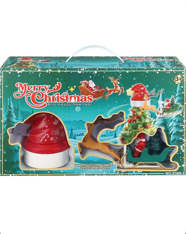 Ukrasni Vrh za Jelku Deda Mraz sa Irvasima