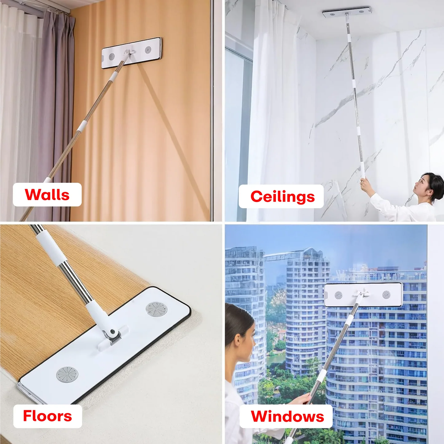 Super Mop za Čišćenje sa Kantom + 2 Krpe