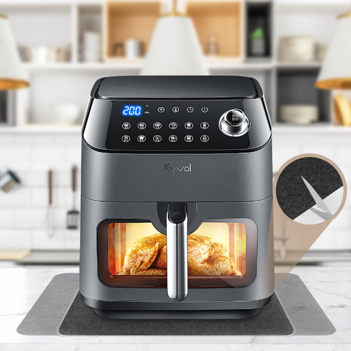 Air Fryer 8L - Pametna Friteza sa LCD Ekranom