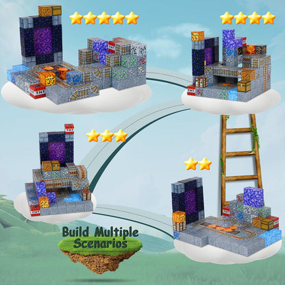 Minecraft Magnetne Kocke – Creative World Setovi (76 i 192 Dela)