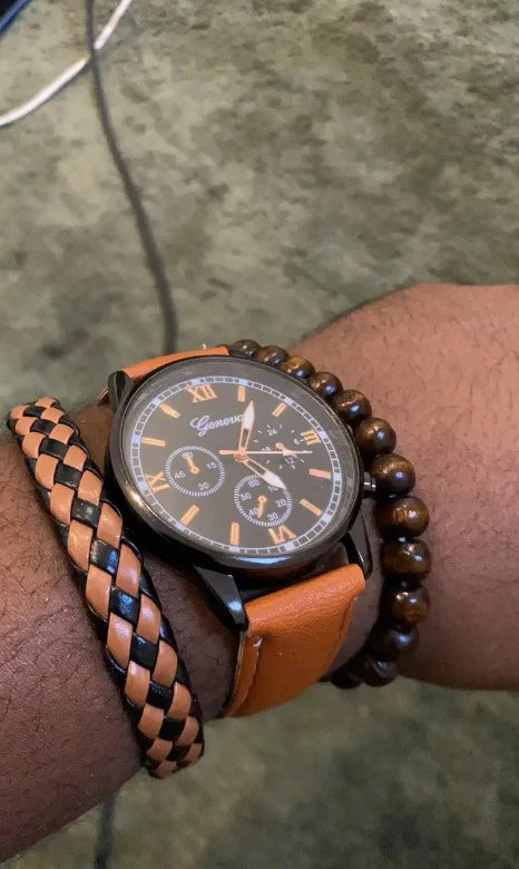 Set Muškog Sata sa 3 Narukvice | WRISTADORN