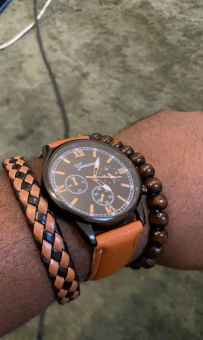 Set Muškog Sata sa 3 Narukvice | WRISTADORN