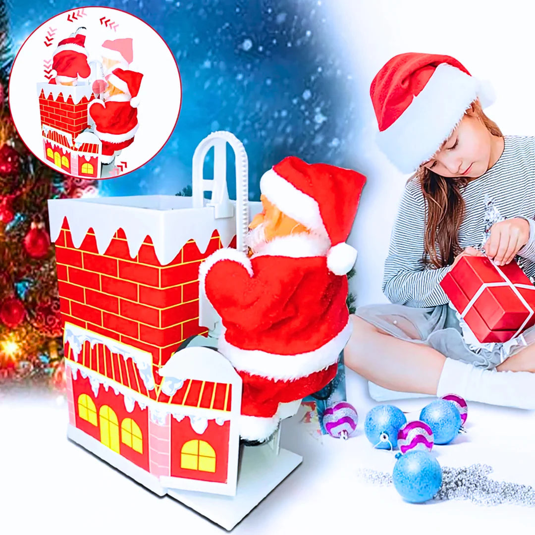 Muzički Deda Mraz Penje se uz Dimnjak