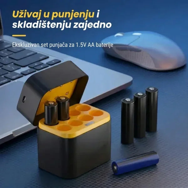 Kompaktna Kutija za Punjenje Baterija