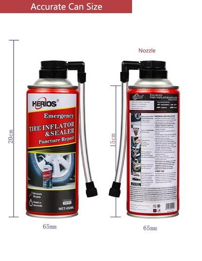 Sprej za Popravku i Pumpanje Guma (450ml)