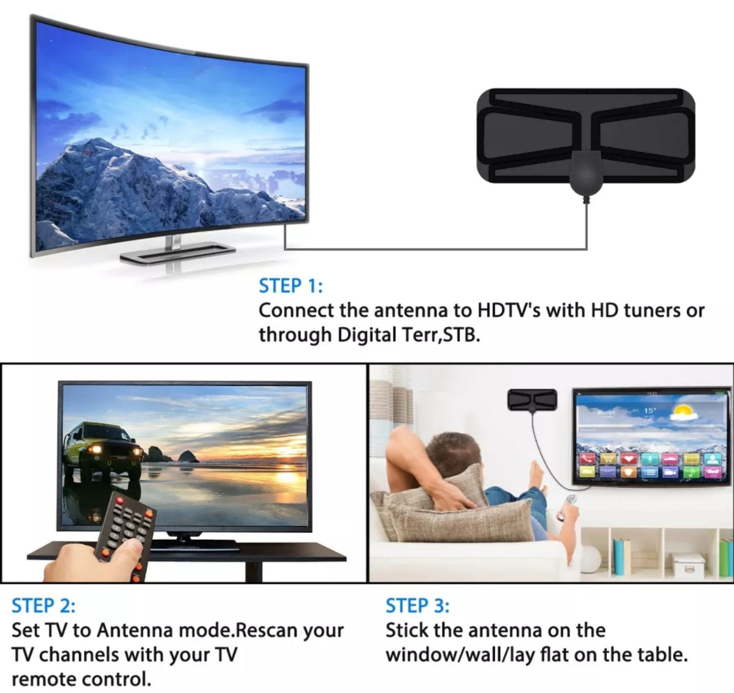 Digitalna TV Sobna Antena - Full HD