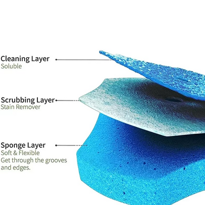 Set za Čišćenje WC Šolje sa Sunđerima (10 Komada)