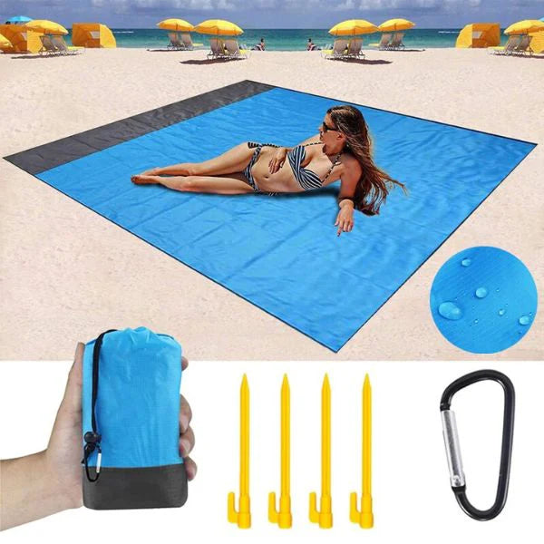 Velika Vodootporna Prostirka za Plažu i Kampovanje