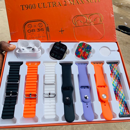 Pametni Sat sa Slušalicama i 7 Kaiševa T900 Ultra 2 Max