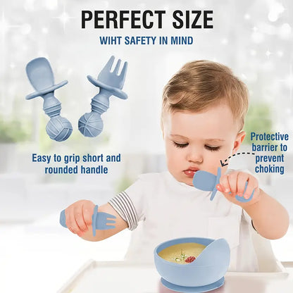 Silikonski Set za Hranjenje Beba