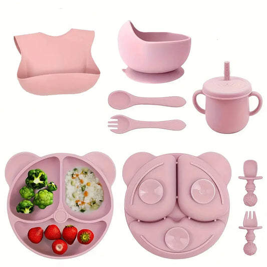 Silikonski Set za Hranjenje Beba