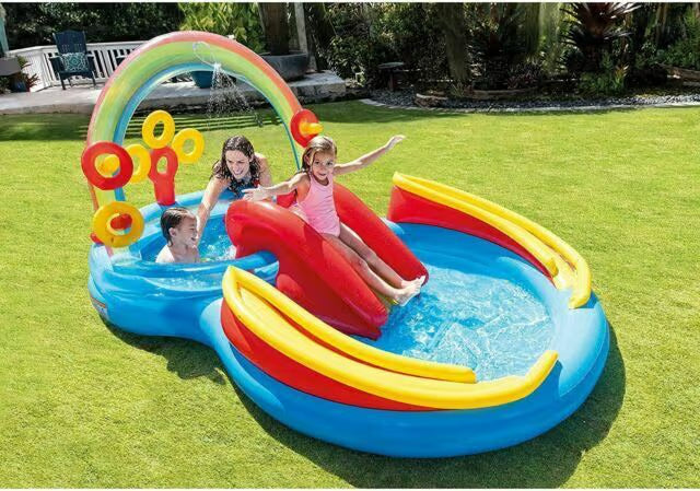 Intex Dečiji Bazen sa Toboganom 297 × 193 × 135 cm