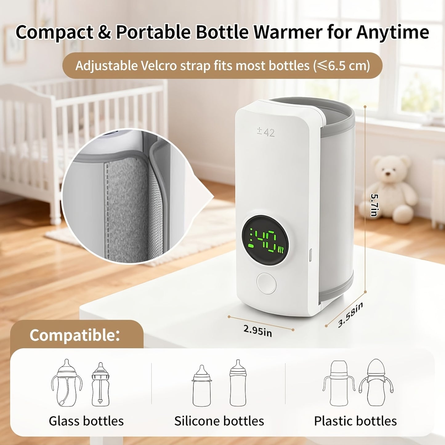 Prenosivi Grejač za Flašice Mleka