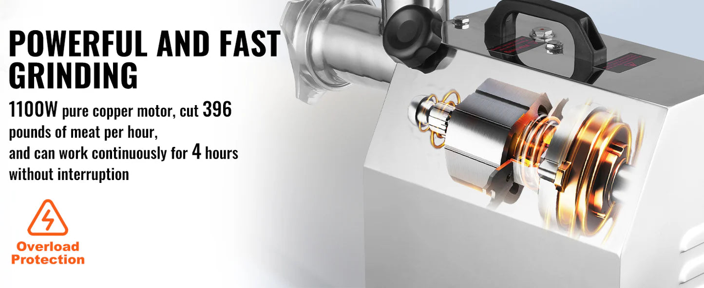 Mašina za Mlevenje Mesa 800W