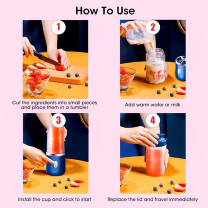 2 u 1 Prenosivi Sokovnik Blender