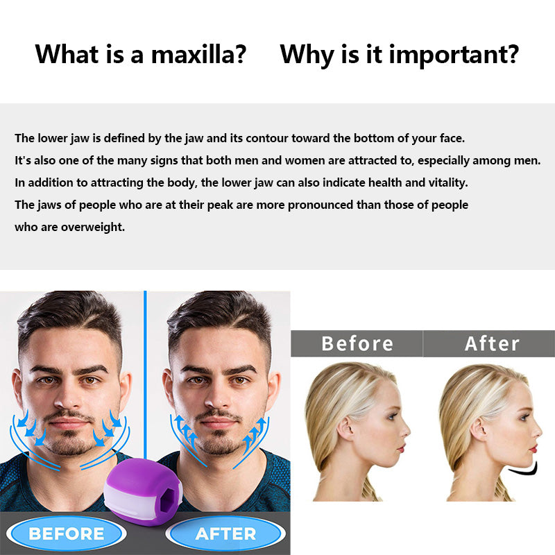 Fitnes Guma za Vežbanje Mišića Lica (2 Komada) | JAWFORM