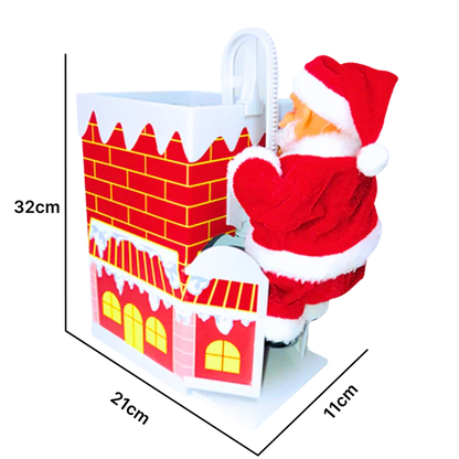 Muzički Deda Mraz Penje se uz Dimnjak