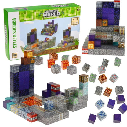 Minecraft Magnetne Kocke – Creative World Setovi (76 i 192 Dela)