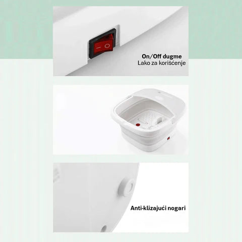 Sklopiva Hidromasažna Kadica za Pedikir