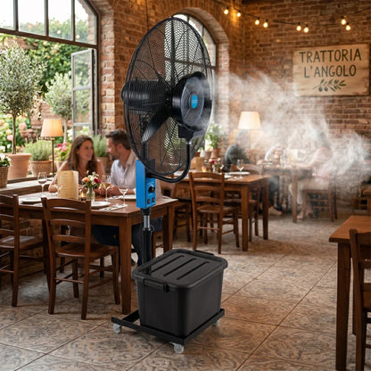 Profesionalni Ventilator sa Misting Sistemom