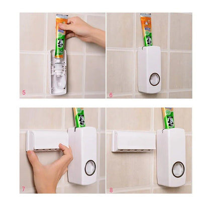 Držač Četkica i Dozator Paste Za Zube | BRUSHBASE