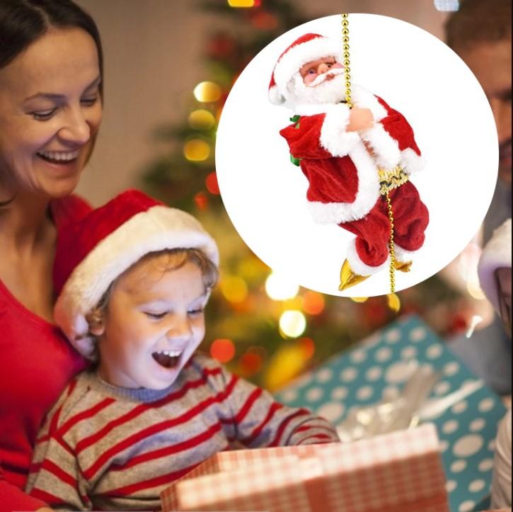 Deda Mraz Koji Peva i Penje se uz Konopac