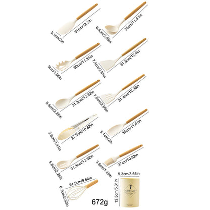 Silikonski Kuhinjski Set - 12 Delova